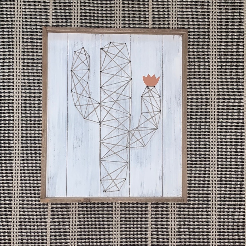 Wooden Cactus Wall Art